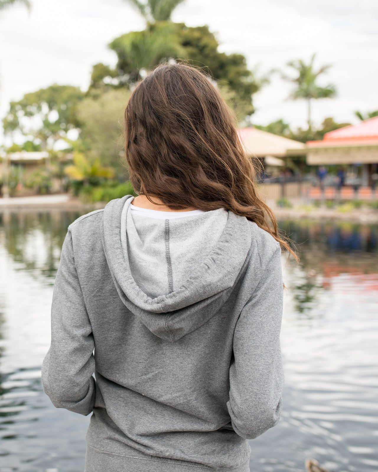 Women's Lightweight Zip Hooded Sweatshirt